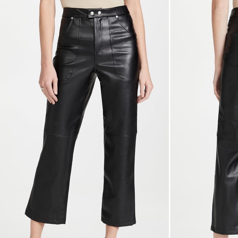 Blank NYC Track Record leather pants